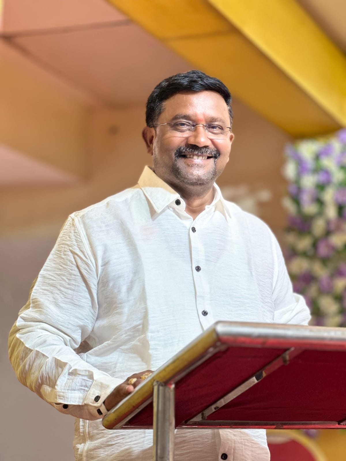 Photograph of Mr. Vysysraju Maniraju garu, Secretary